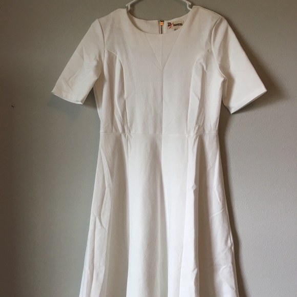 Dantiya Dresses & Skirts - White knee length dress